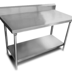 MESA A MURO CON ENTREPAÑO